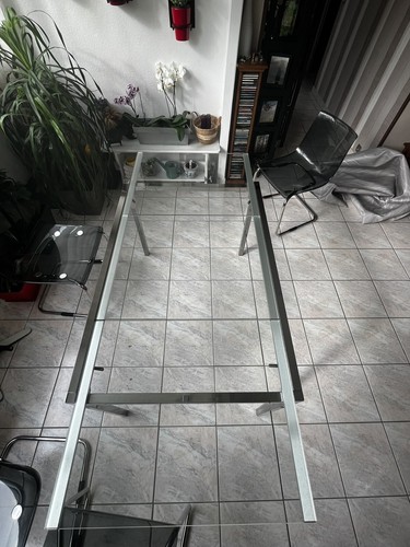 Table bureau chrome et - table,