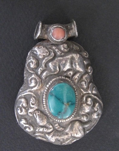 Pendentif ethnique tibet - pendentif,