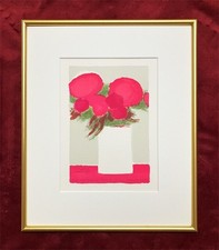 Bernard Cathelin Original Lithograph 1992 Signed Bouquet of Spring Flowers