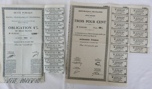 Titres anciens dette - 2, anciens-