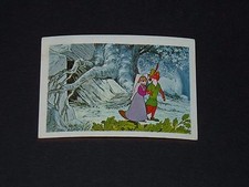 No. 124 ROBIN DES BOIS CARTOON ANIME DISNEY AGEDUCATIFS 1974 PANINI