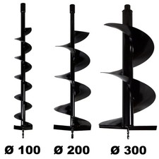 Lot de mèches Ø 100 + 200 +