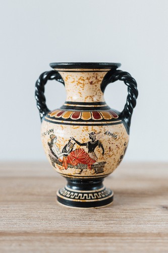 Ancien vase grec type amphore - grec,