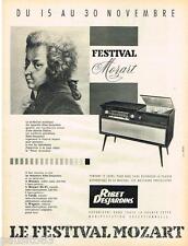ADVERTISING 105 1959 RIBET-DESJARDINS radio box FESTVAL MOZART