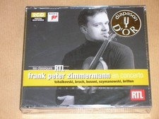 BOITIER 2 CD / FRANK PETER ZIMMERMANN EN CONCERTO / TCHAIKOVSKI / NEUF CELLO 