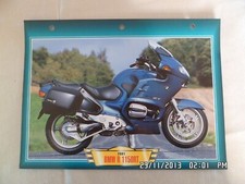 CARTE FICHE MOTO BMW R 1150 RT