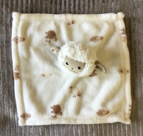 Doudou mouton blanc - doudou, marron