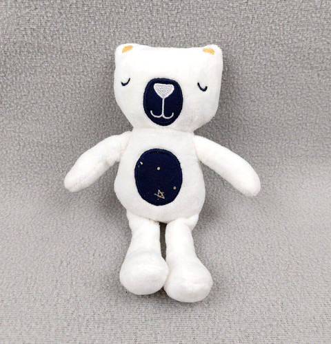 Peluche doudou chat dormeur