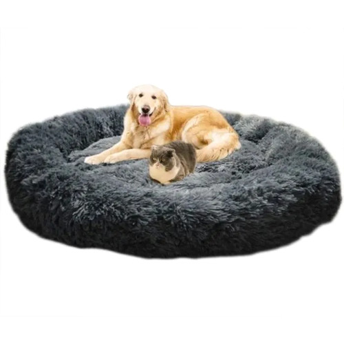 Lit rond moelleux deluxe chat - rond,