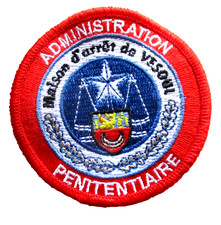 PRISON ADMINISTRATION PATCH ♦ HOUSE ARREST VESOUL ♦ Embroidered ♦