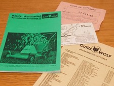 vintage OUTILS WOLF tondeuse