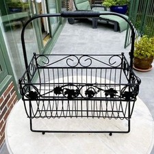 Porte-bûches de cheminée
