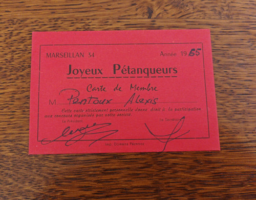Marseillan 1965 carte joyeux - 1965,