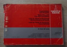 Deutz Fahr Combine Harvester M1102 + M1202 Parts List