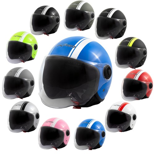 Casque jet moto scooter quad - jet,