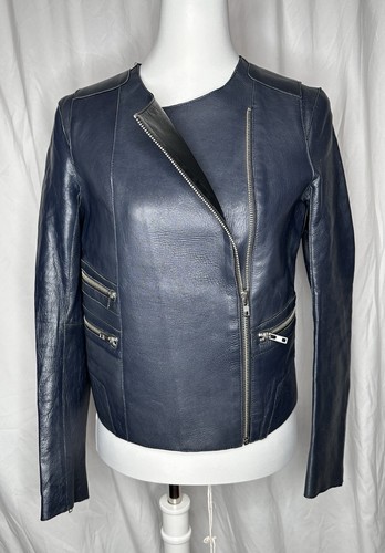 Blouson maje cuir - maje, en