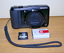 SONY CYBER-SHOT DSC-HX20V 18.2MP Digital Camera, Memory Card, Battery