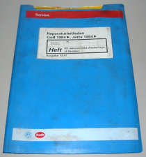 Shop manual VW Golf II type 19E + Jetta 16V GTI 16V KE-Jetronic ignition system