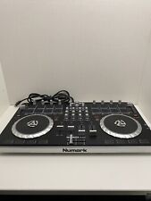 Numark Mixtrack Quad 4-Channel DJ Controller with Audio I/O 16 multi-color drum 