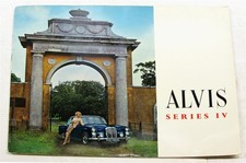 ALVIS Series IV Car Sales Brochure LF 1966