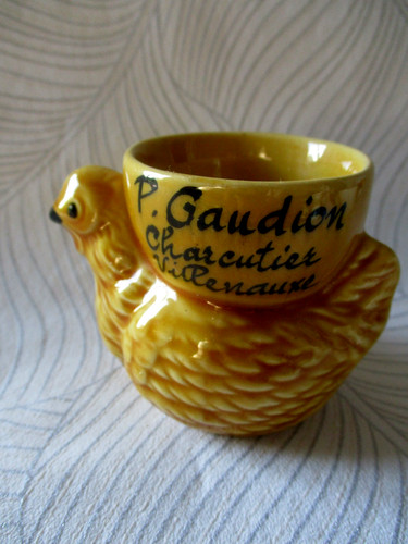 Ancien coquetier poule - , en