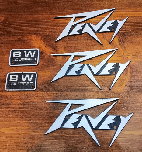 Peavey amp nameplates 2 - 5,