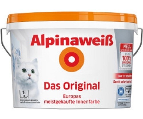 Alpinaweiß peinture murale - alpinaweiß, la