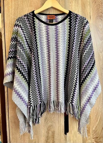 Missoni pure cashmere poncho - pure,