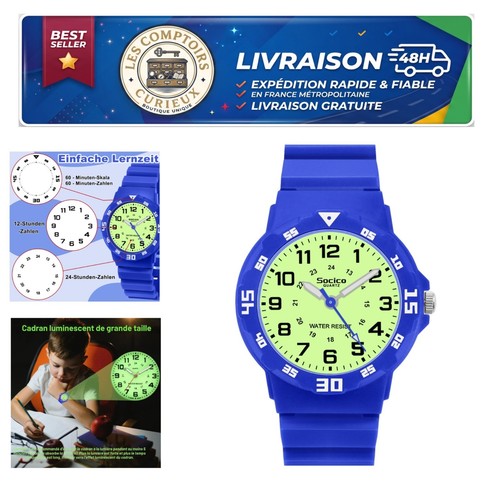 Montre enfant socico - montre,