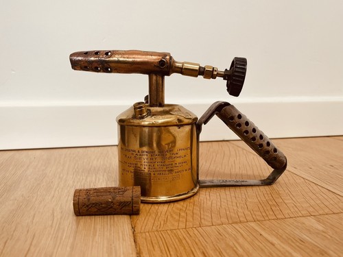 Ancienne torche soufflée - , en