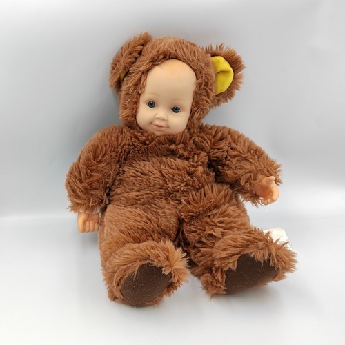 Poupée ours brun marron - , anne