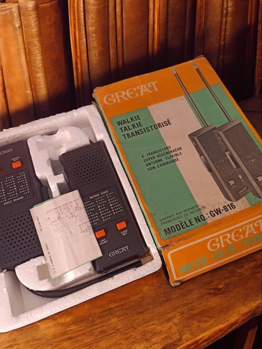 Talkie walkie vintage - talkie-walkie, great