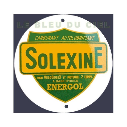 Plaque émaillée solexine - ,