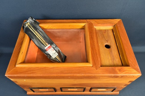 Brasero ancien bois - en,