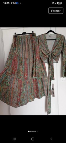 Ensemble jupe longue - longue, et
