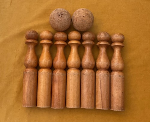 Quilles anciennes bois 29 - anciennes, en
