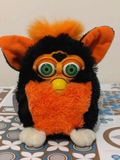 Rare Htf Tangerine Tart Black And Orange Furby Working Tiger Electronics Vintage