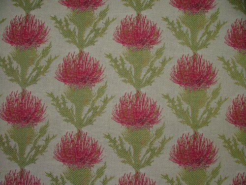 Tissu rideau chardon - tissu, de