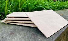Spanish Cedar Plywood, 7 x 4.5 inches, 5 Pieces
