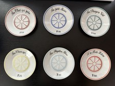 RARE Mid-Century L. Lourioux French Bistro Small Plates- Set of 6