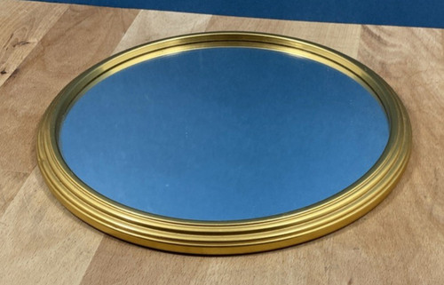 Miroir rond vintage - doré, 23