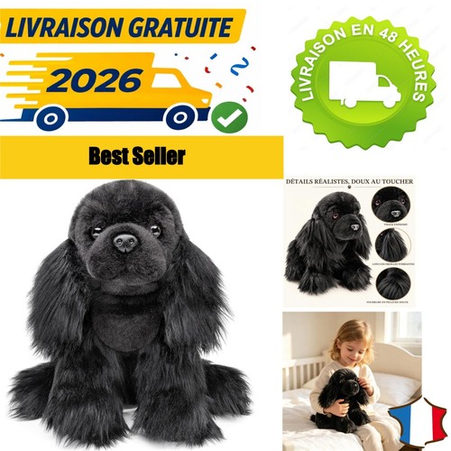 Peluche chien cocker - cocker, spaniel