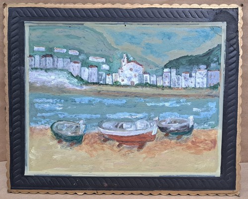 Huile sur carton - ,, sans