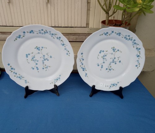 Deux anciens plats service - deux,