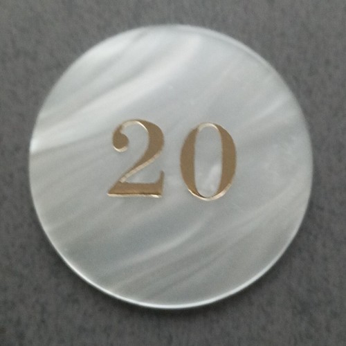 Ancien jeton poker 20 - de,