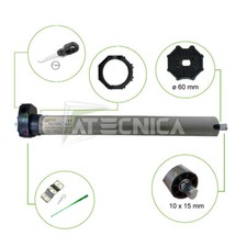 Moteur pour volets et stores 40 kg 20 Nm InDeM avec manœuvre de secours