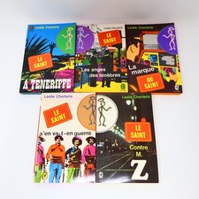 Le Saint Lot 5 Livres Leslie Charteris Français French Livre de Poche 70s PB