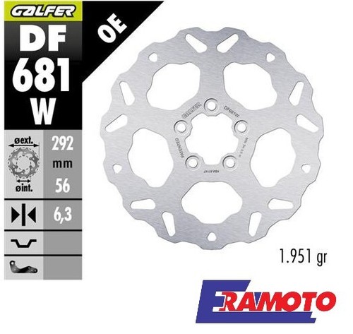 Galfer disque frein wave - galfer, de