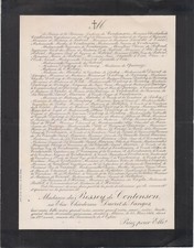 1914 Death announcement Madame du BESSEY de CONTENSON née DUCRET de LANGES - Mâcon.