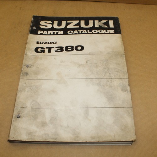 Parts list suzuki 380 - suzuki, gt